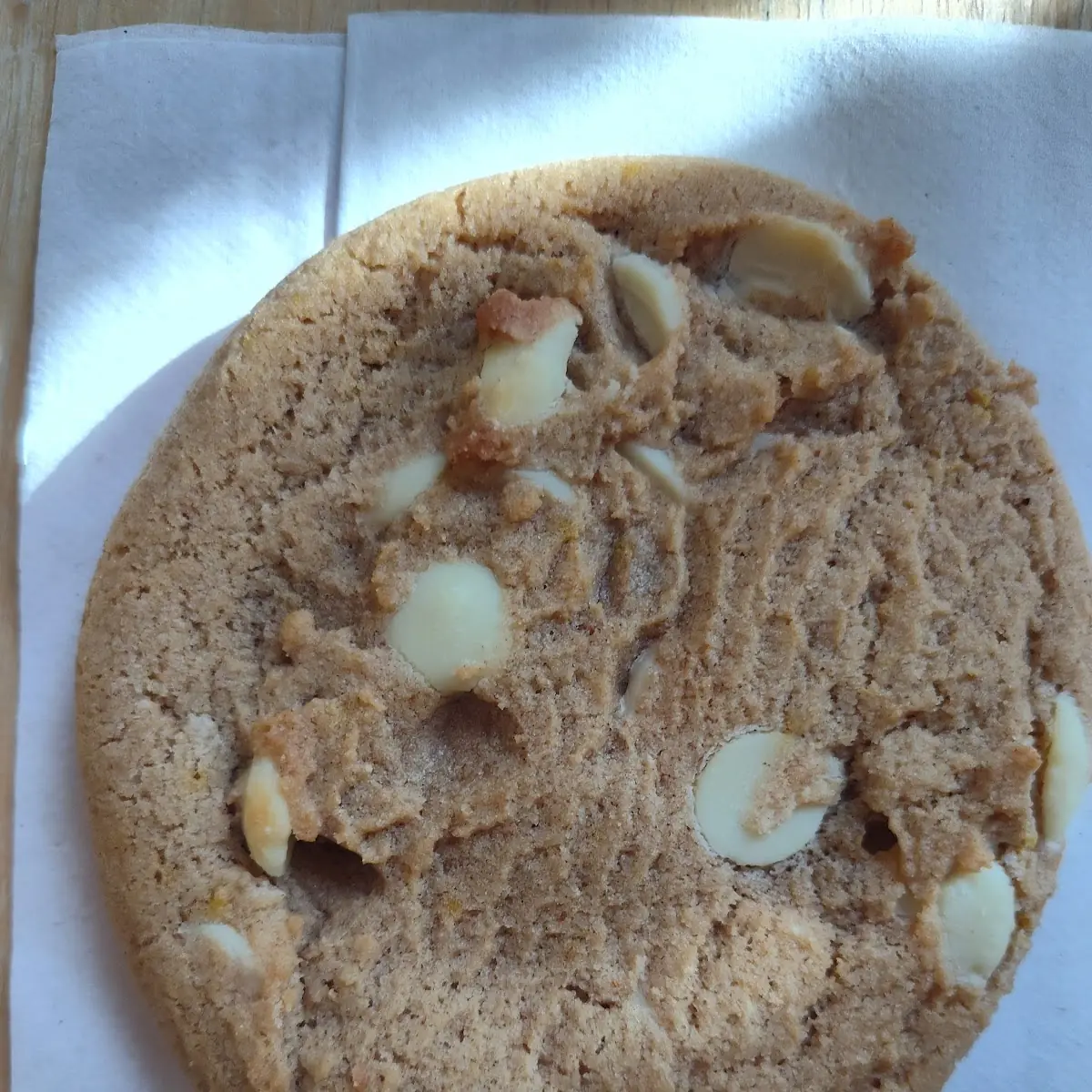 Pumpkin White Chocolate Chip Cookie