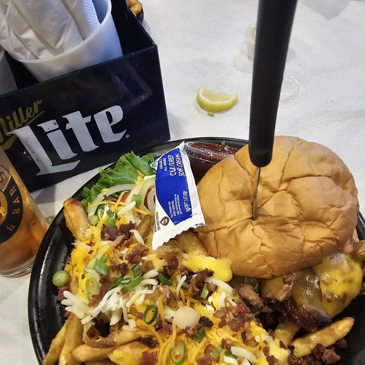 Chicken Bacon Cheese with Loaded Fries