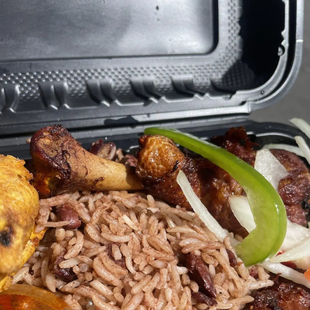 Stewed Chicken Rice N Peas