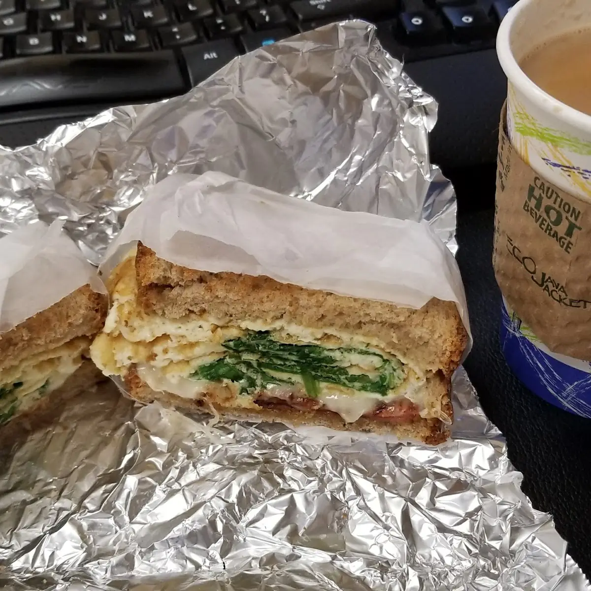 Egg Whites Spinach Turkey Bacon