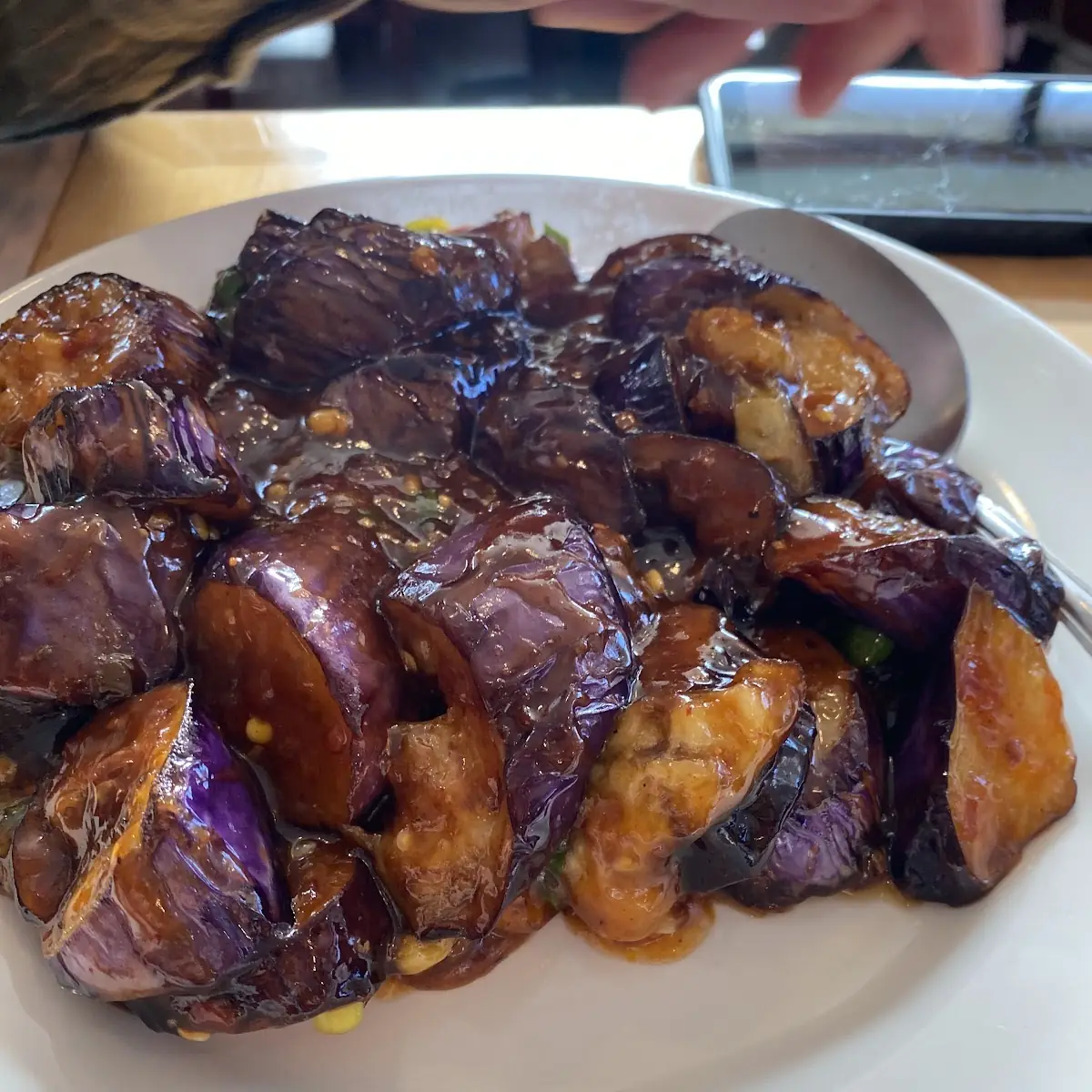 Eggplant w Garlic Sauce