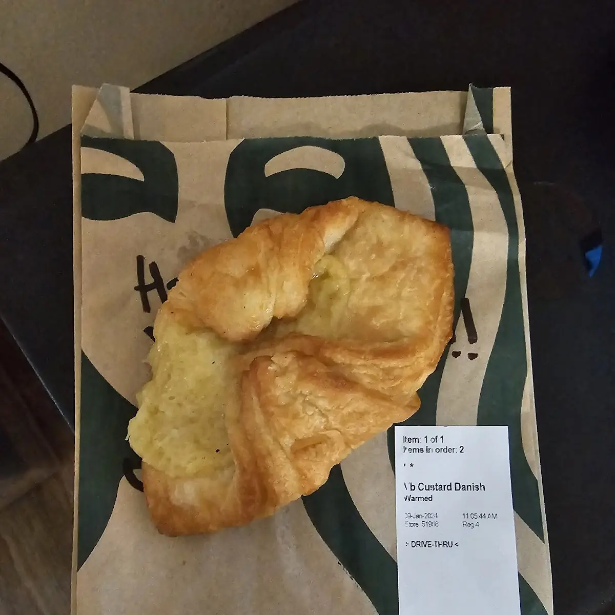 Vanilla Custard Danish
