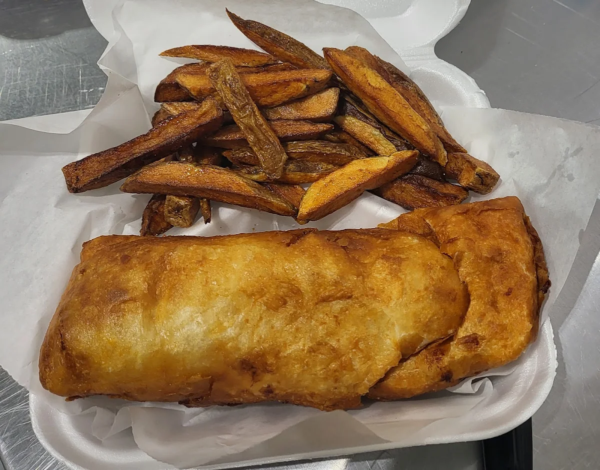 Deep Fried Steak Burrito