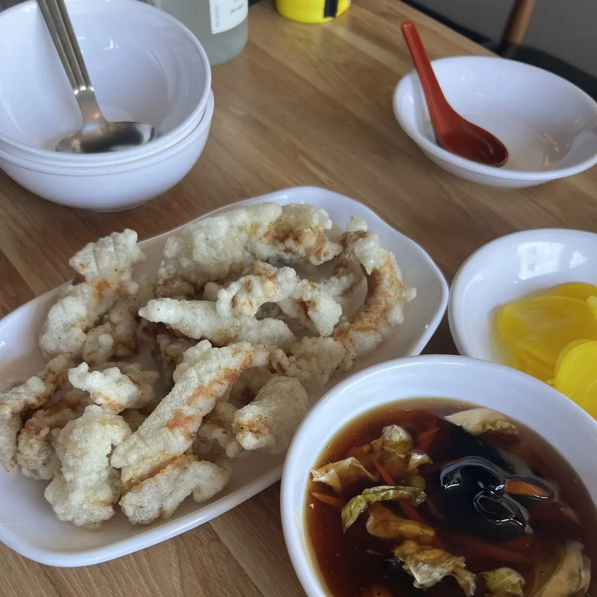 Crispy Fried Pork with Dipping Sauce