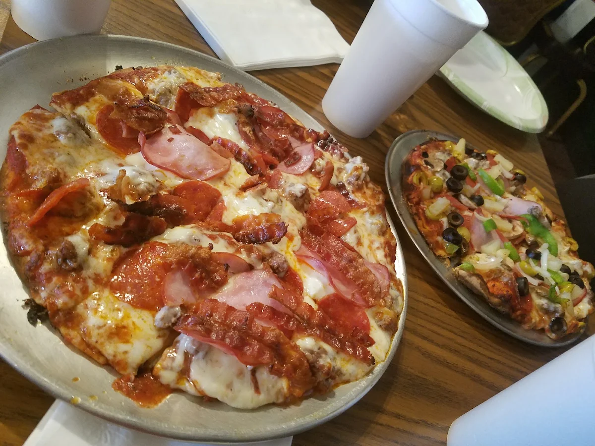 All Meat Thin Crust Pizza