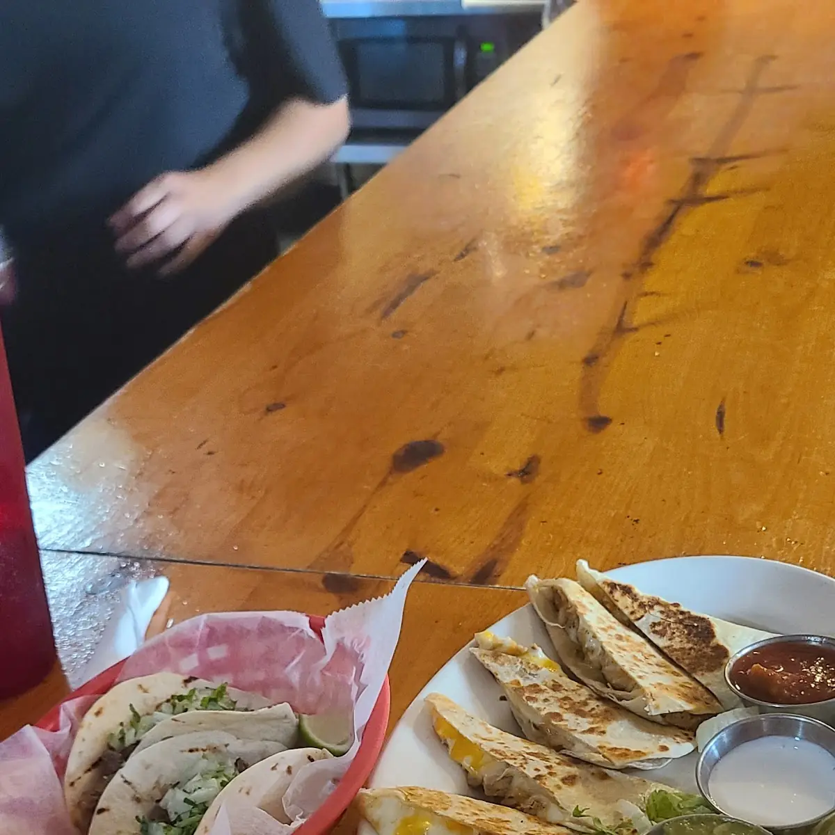 Chicken Quesadilla with Tacos