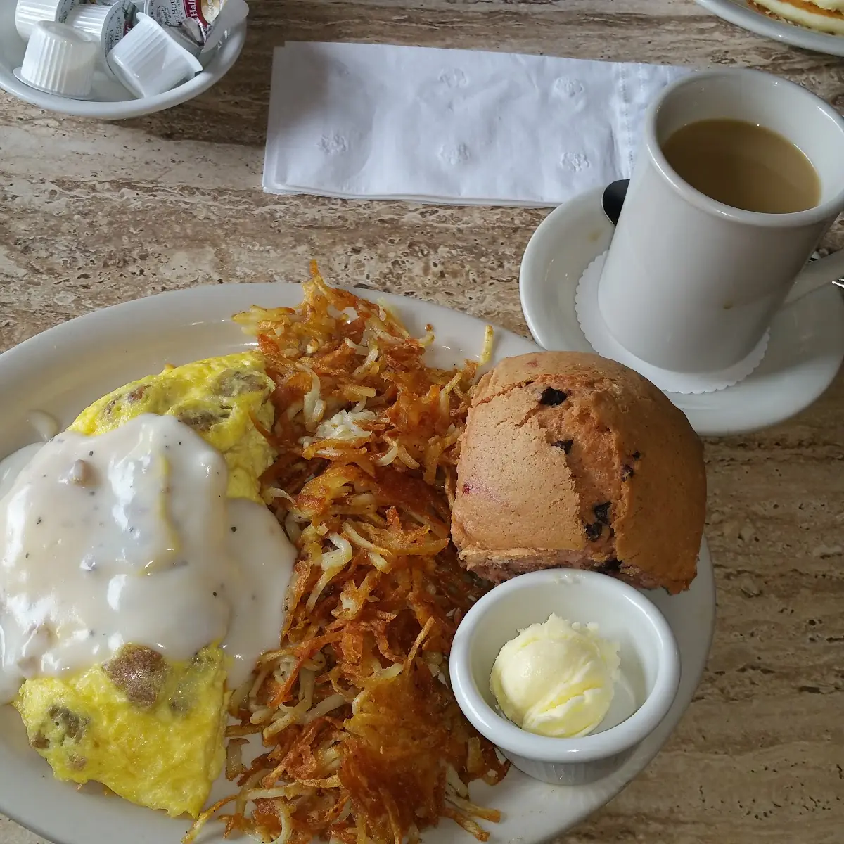 Chicken Fried Steak Omelette