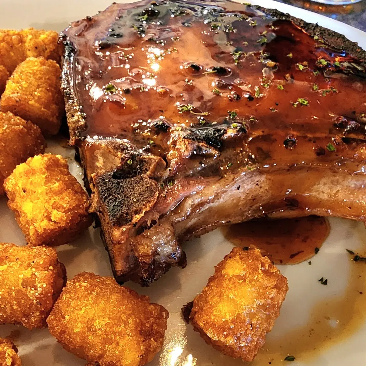 Hickory Bourbon Pork Chop