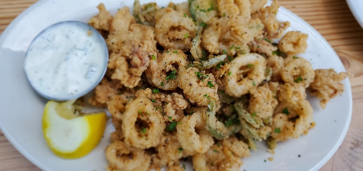 Crispy Calamari and Jalapenos