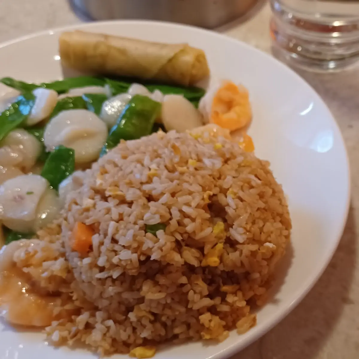 Shrimp with Sizzling Rice