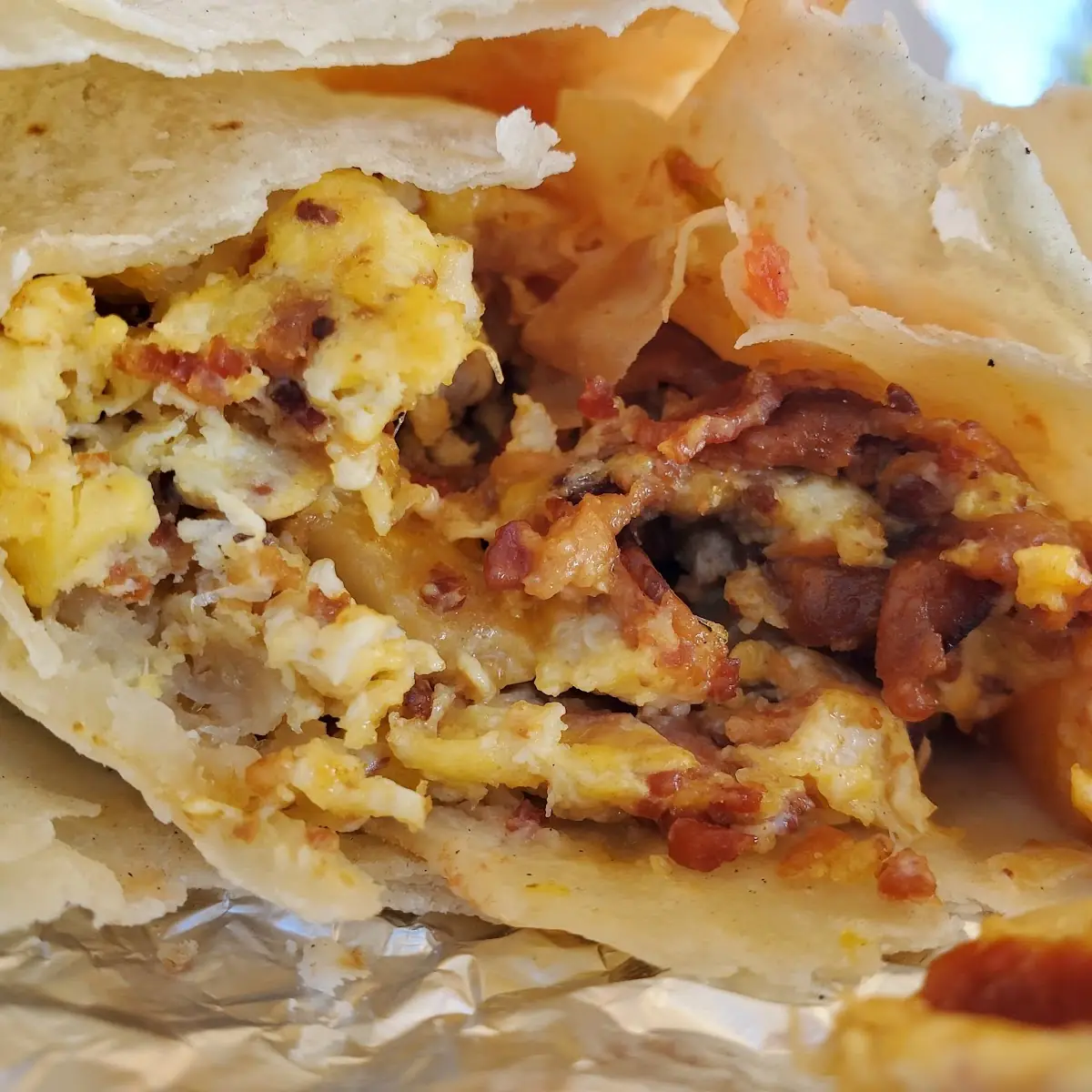 Bacon Breakfast Burrito