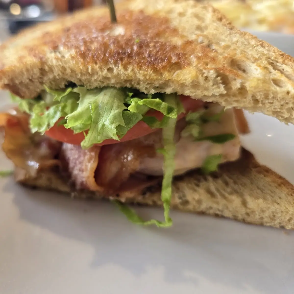 Gluten Friendly Salmon blt