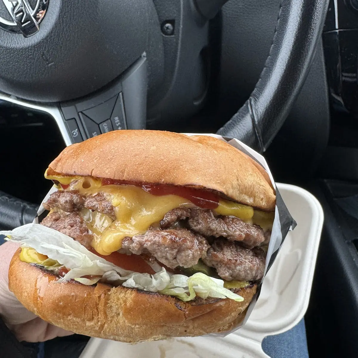 Double Cheeseburger with Bacon