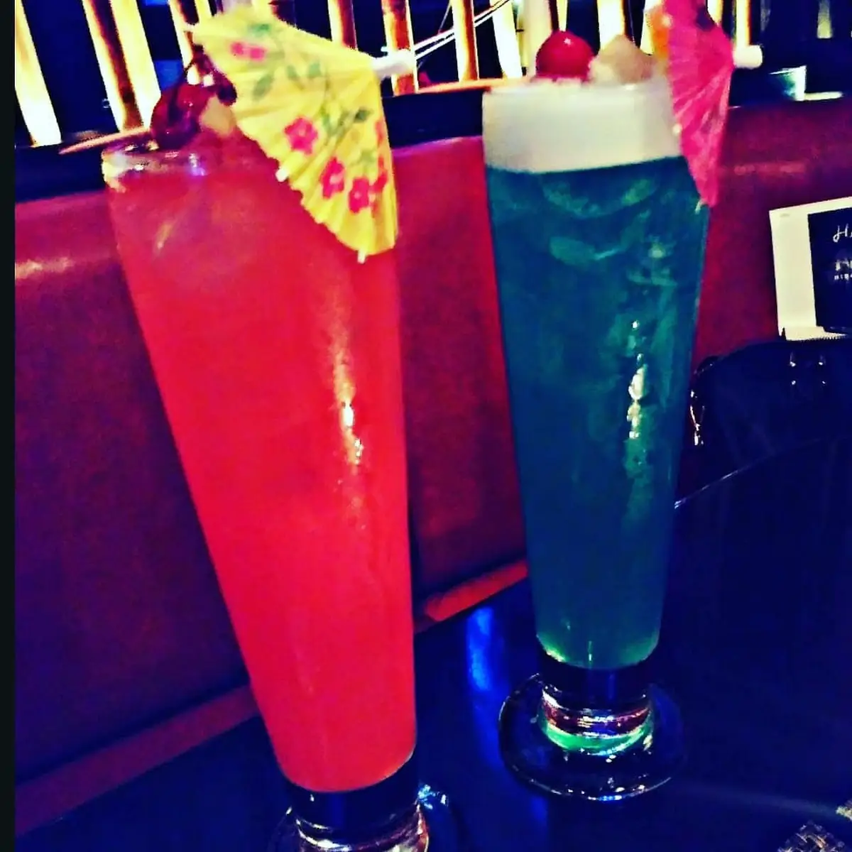 Blue Lagoon & Mai Tai