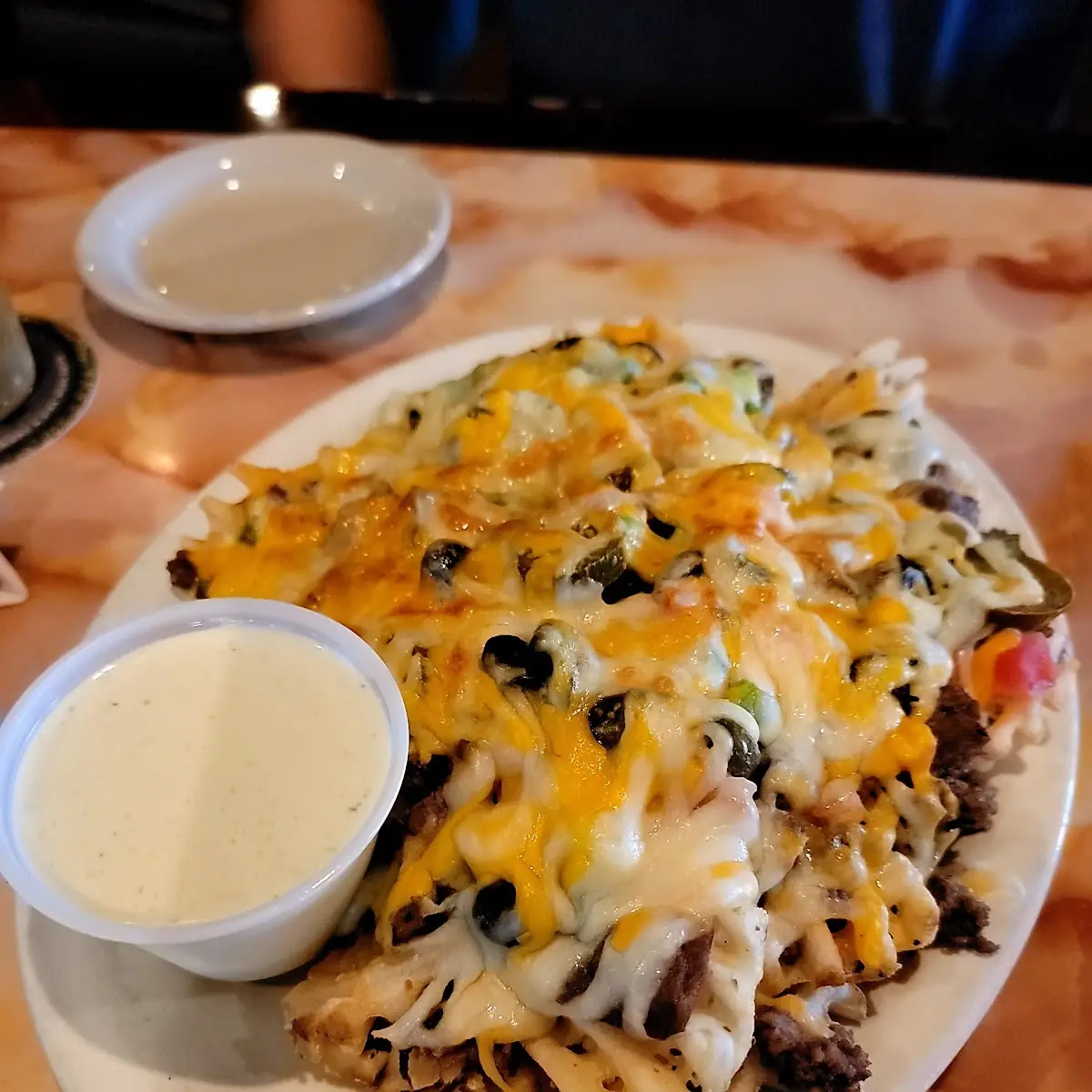 Irish Nachos Steak Chicken
