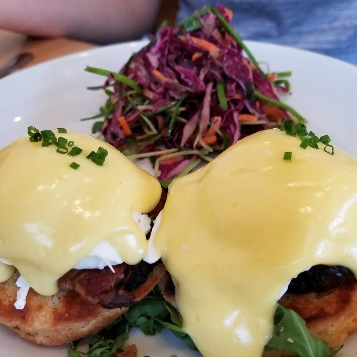 Pork Belly Eggs Benedict