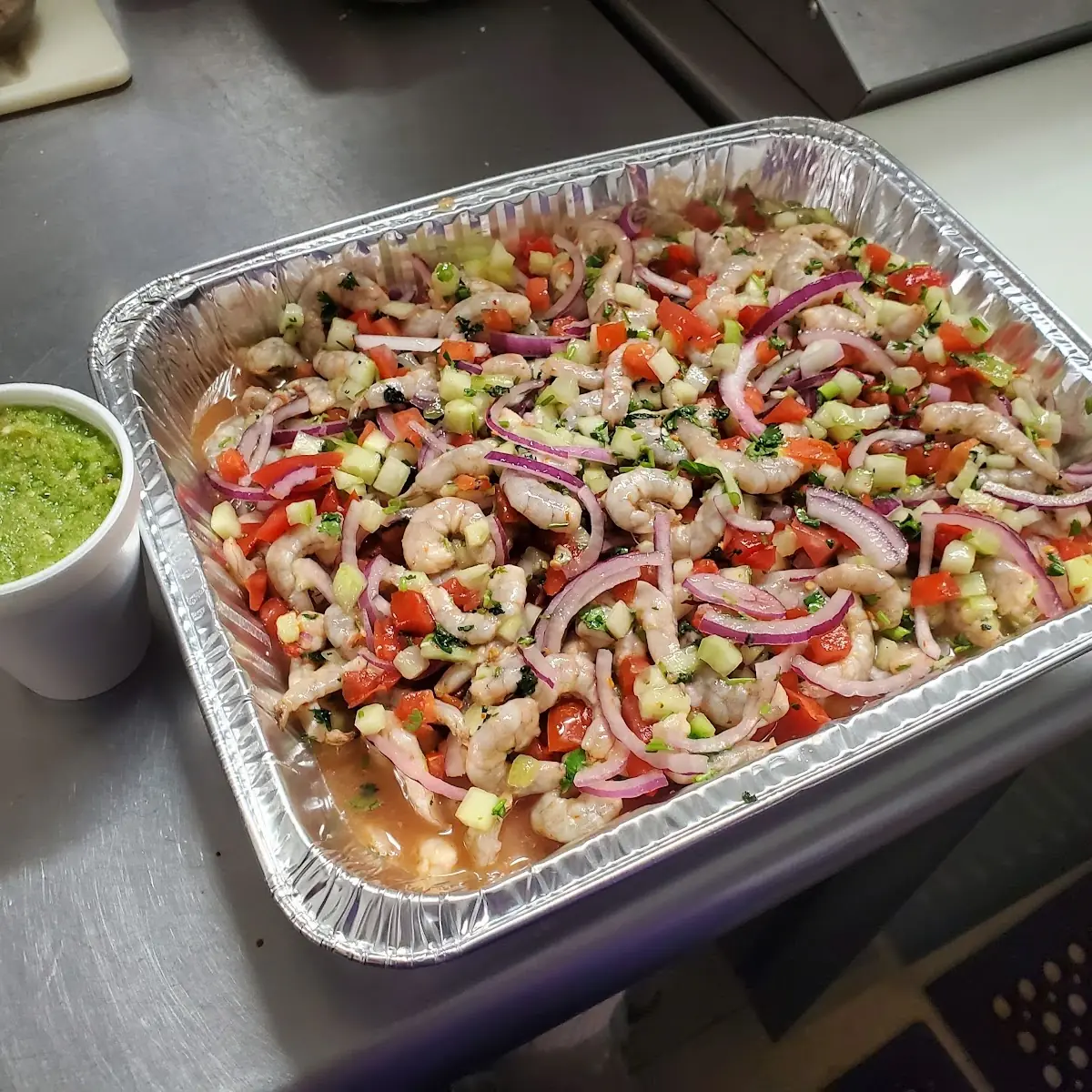 Charola Ceviche Camaron