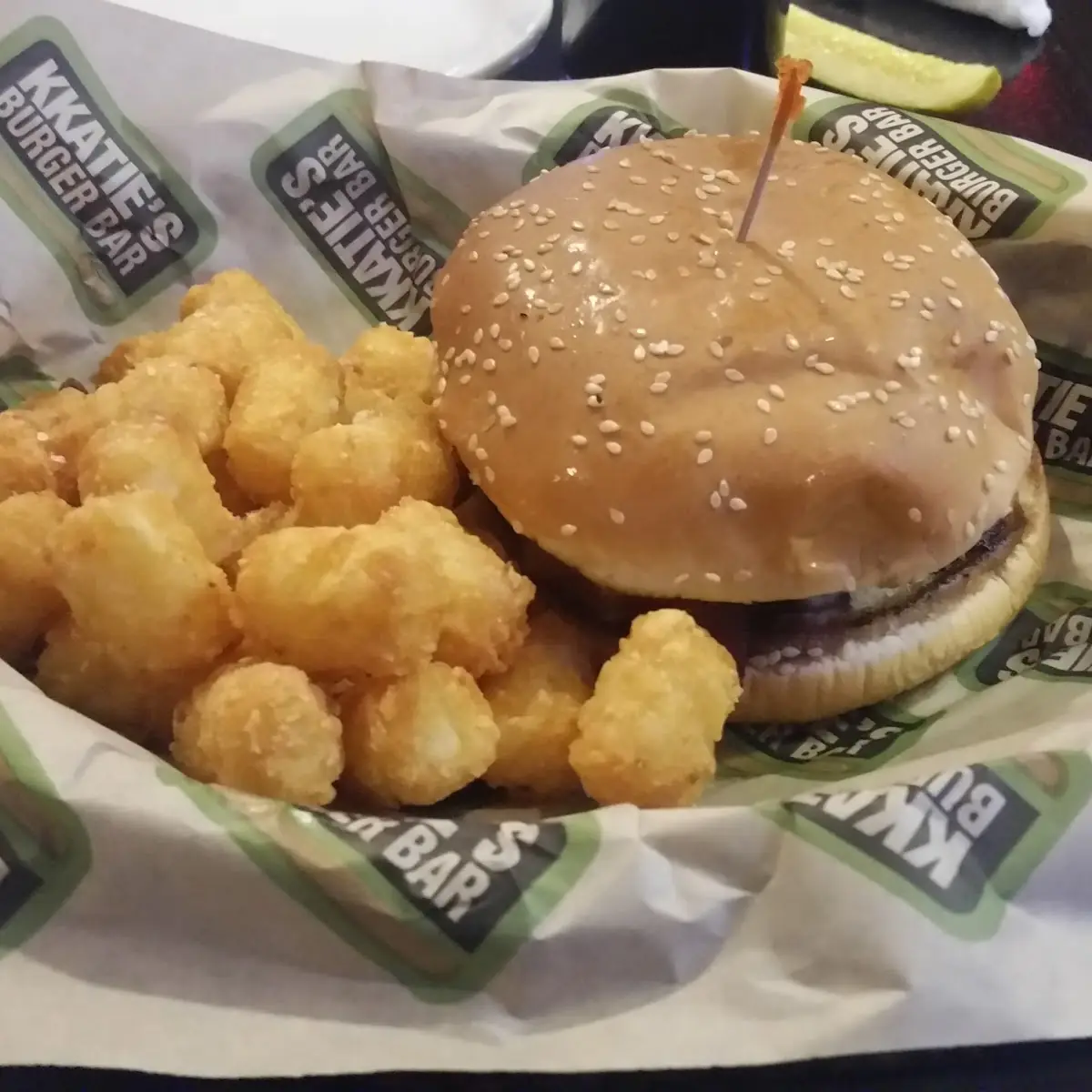 Bacon Cheeseburger with Tots