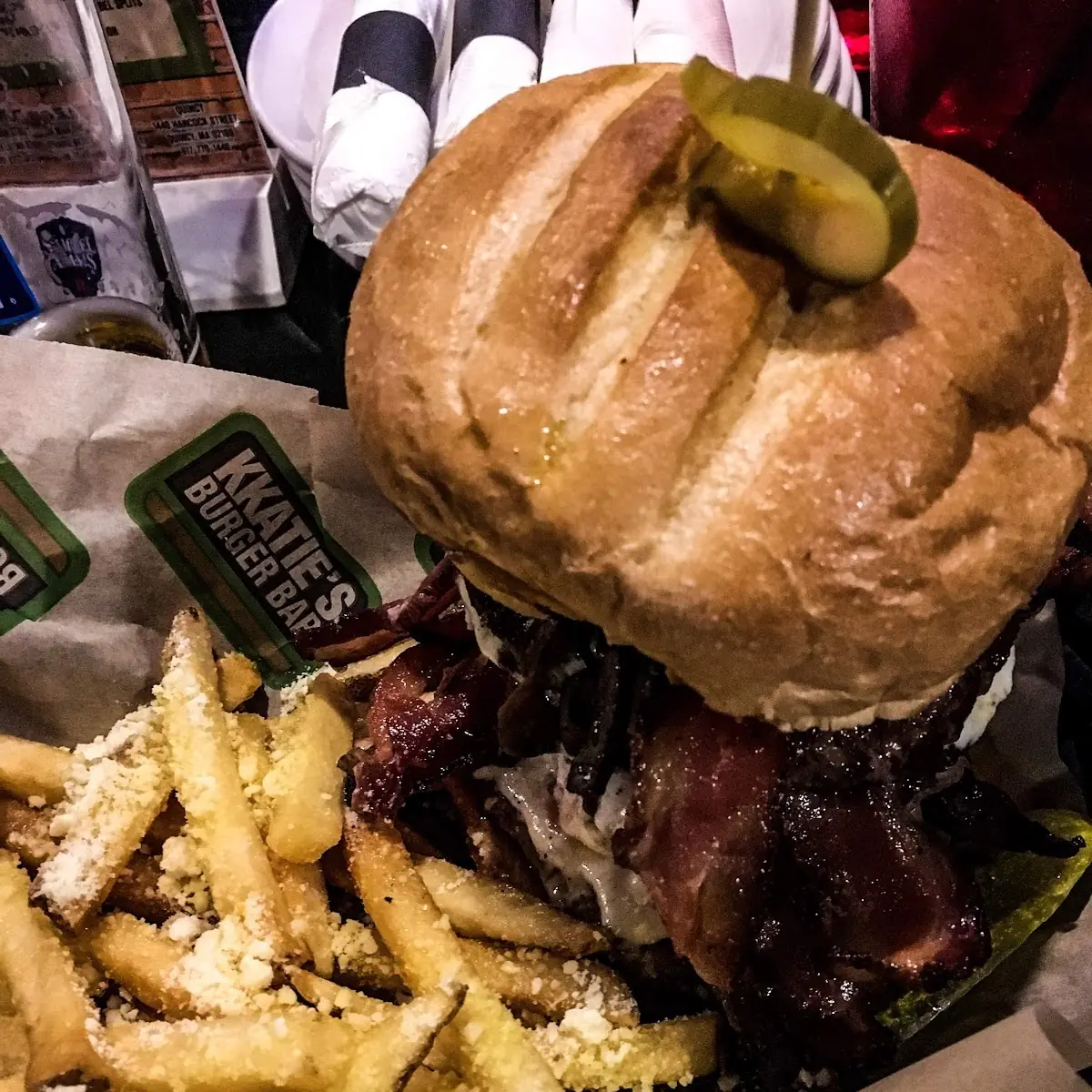 Pickle Back Burger