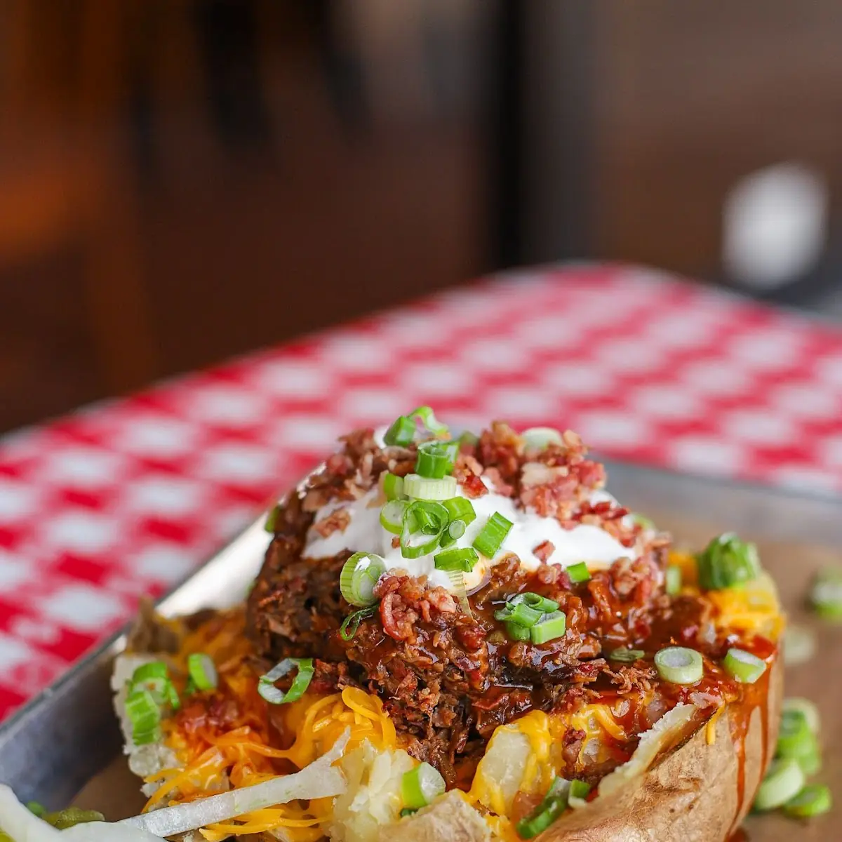 Loaded Baked Potato with Brisket