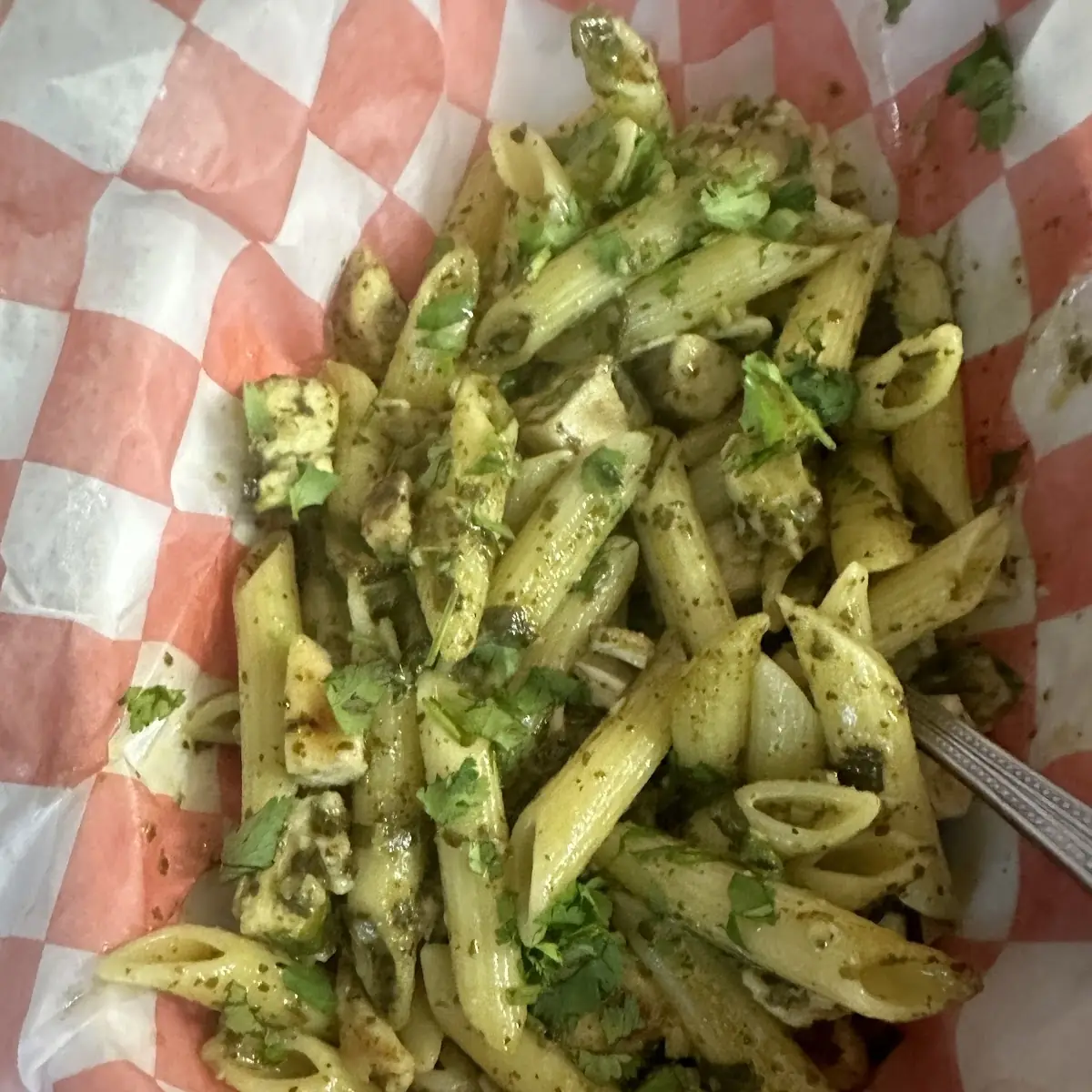 Pesto Chicken Pasta Twist