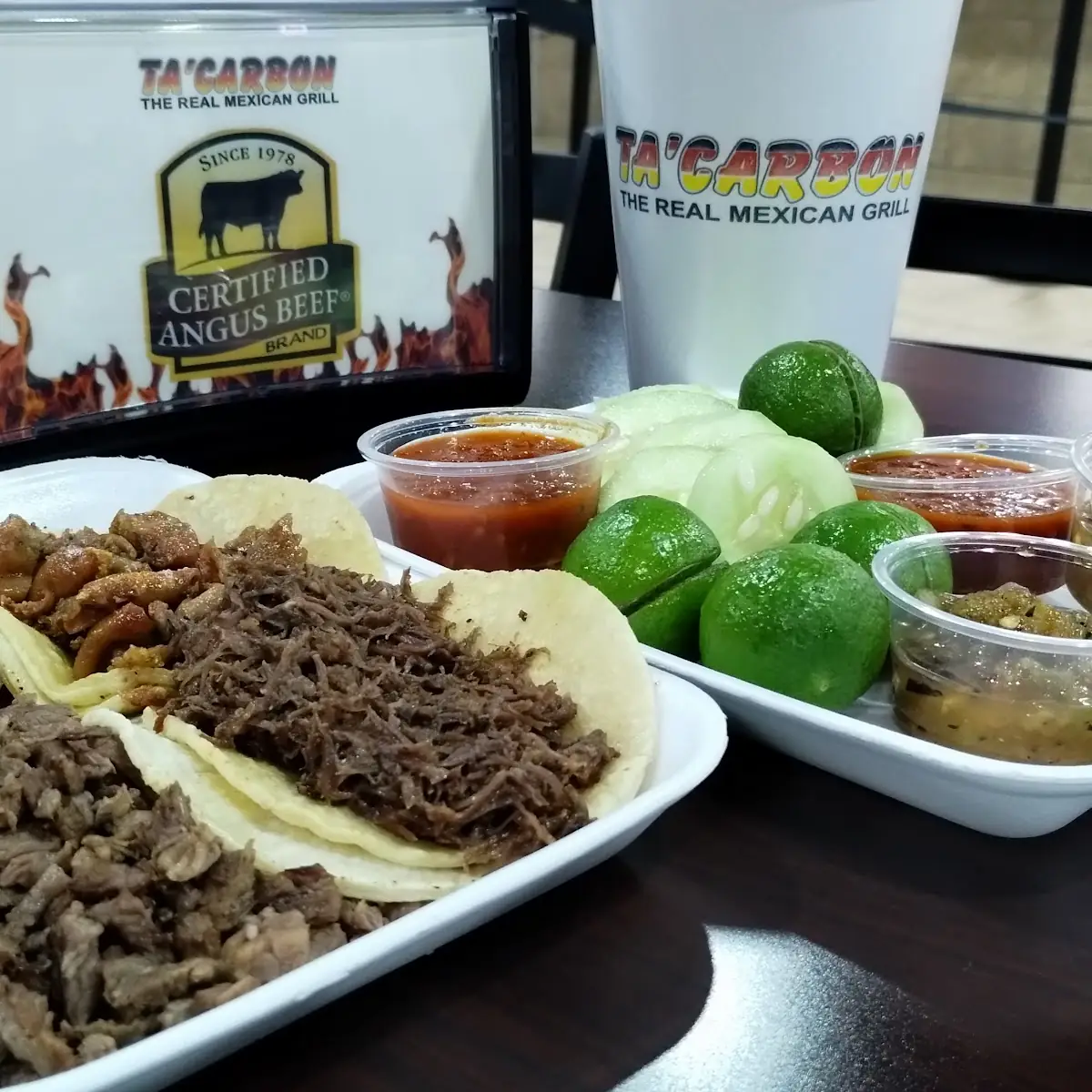 Meat Tacos with Salsa