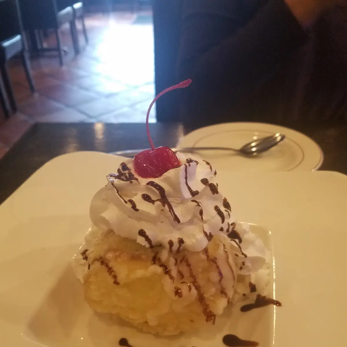 Fried Green Tea Ice Cream