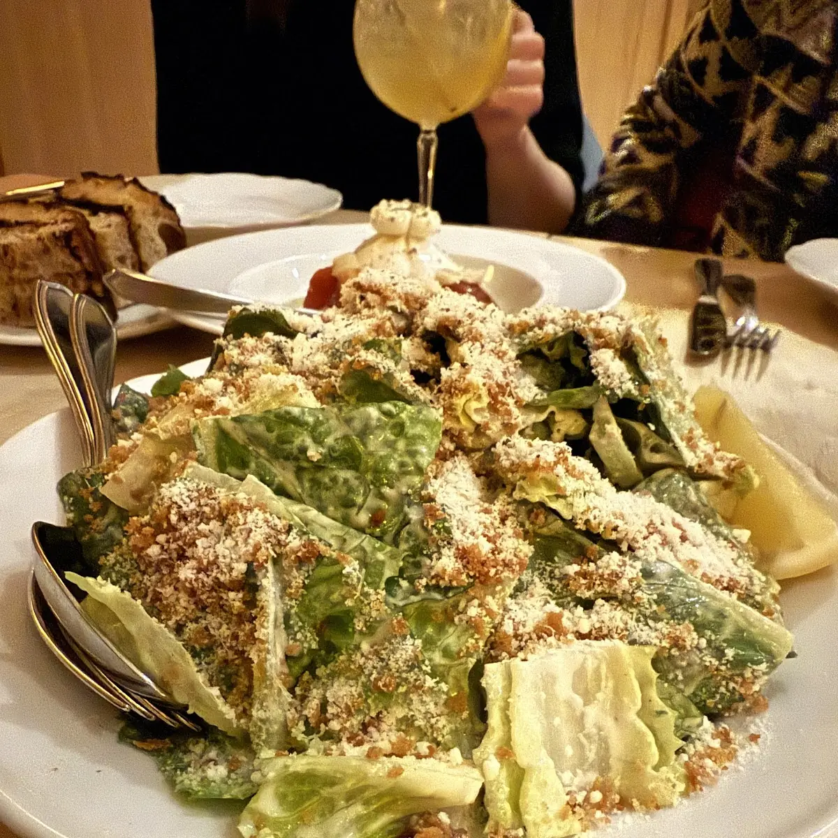 Caesar Salad with Parmesan Cheese