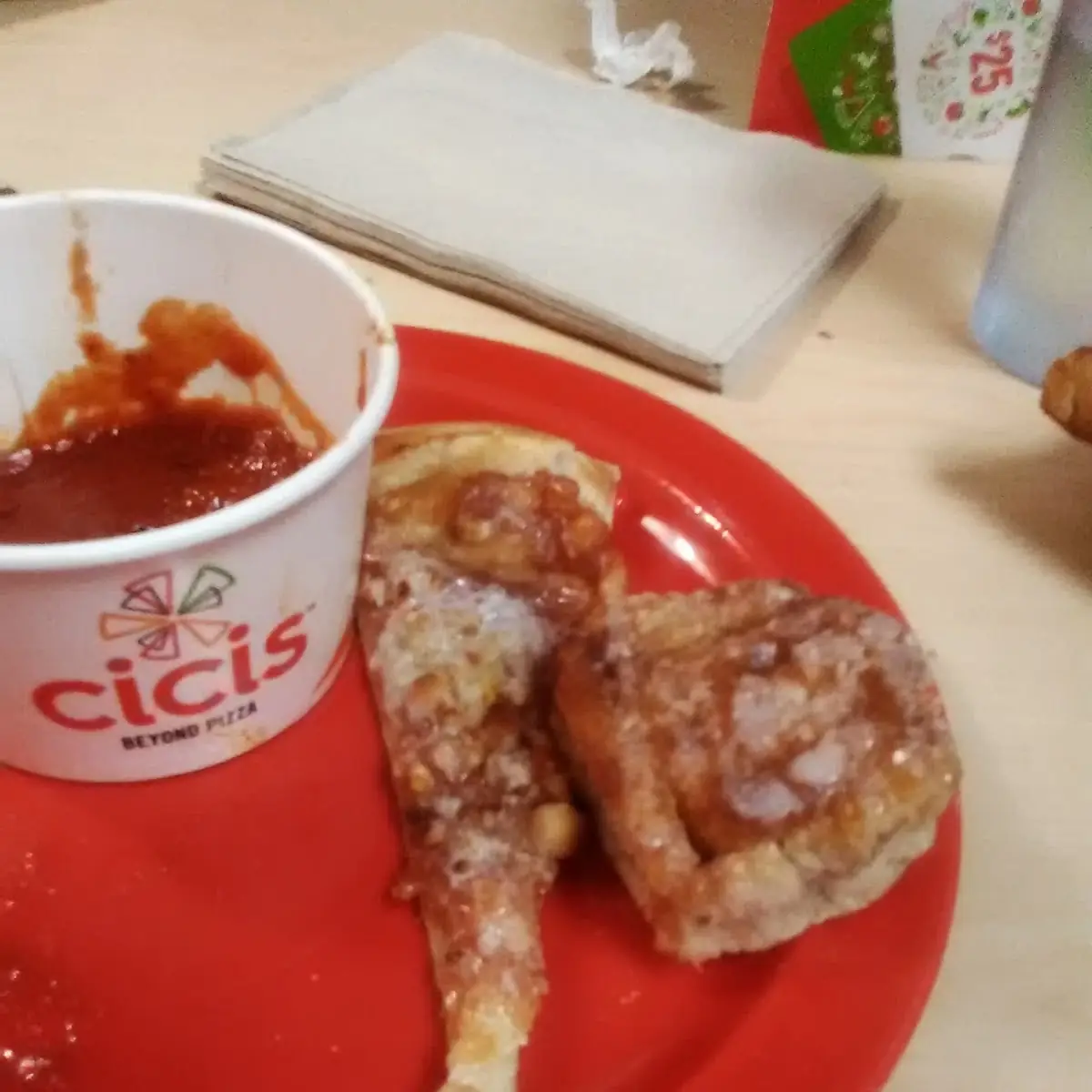 Cinnamon Bun and Apple Pie
