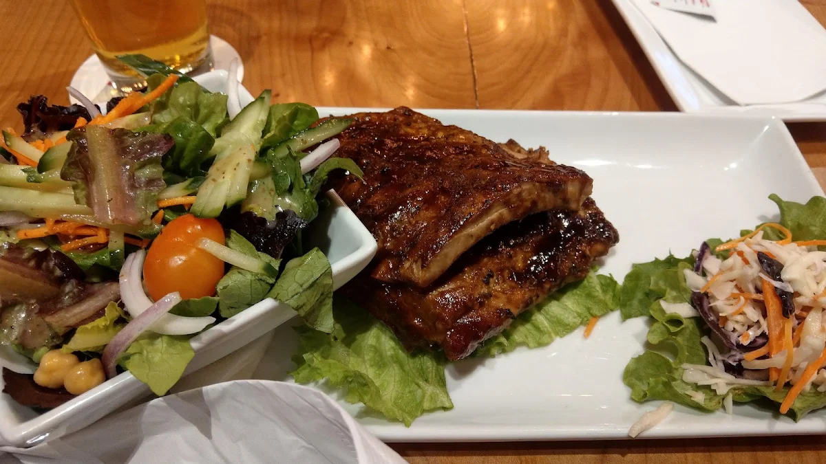 Full Rack of Ribs and Salad, The Monkey Tree Pub