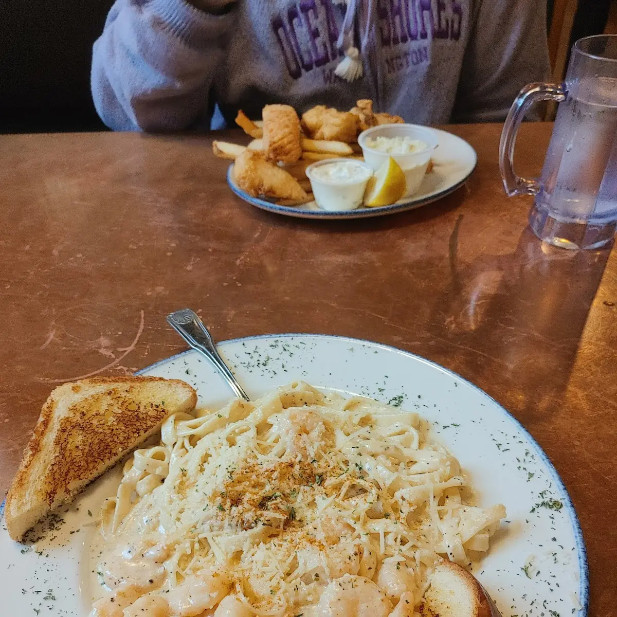 Crab Fettuccine Alfredo