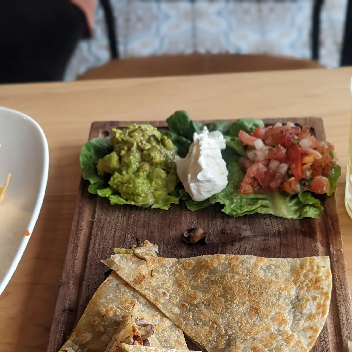 Mushroom Quesadilla