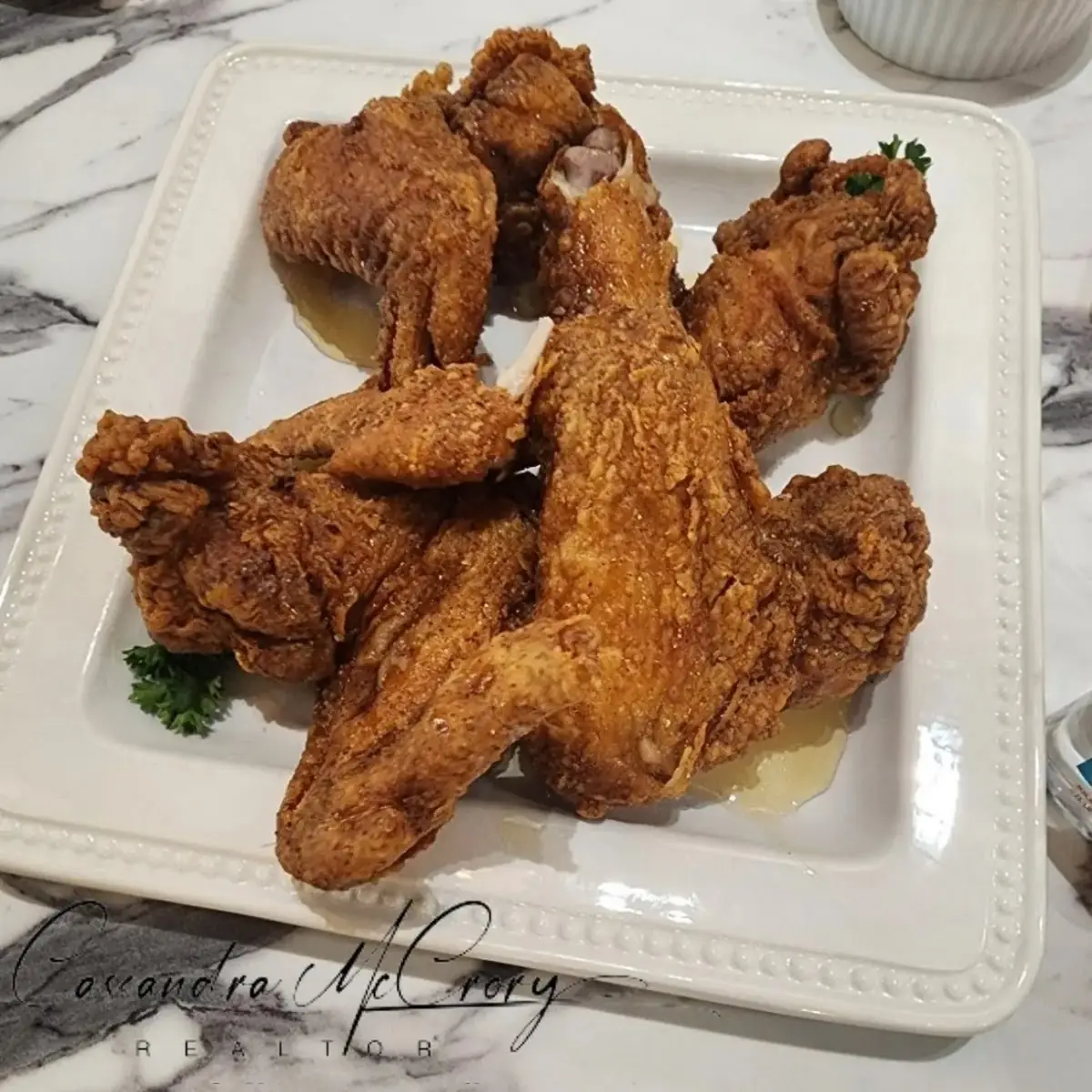 Chicken Wings 3 with Honey Drizzle
