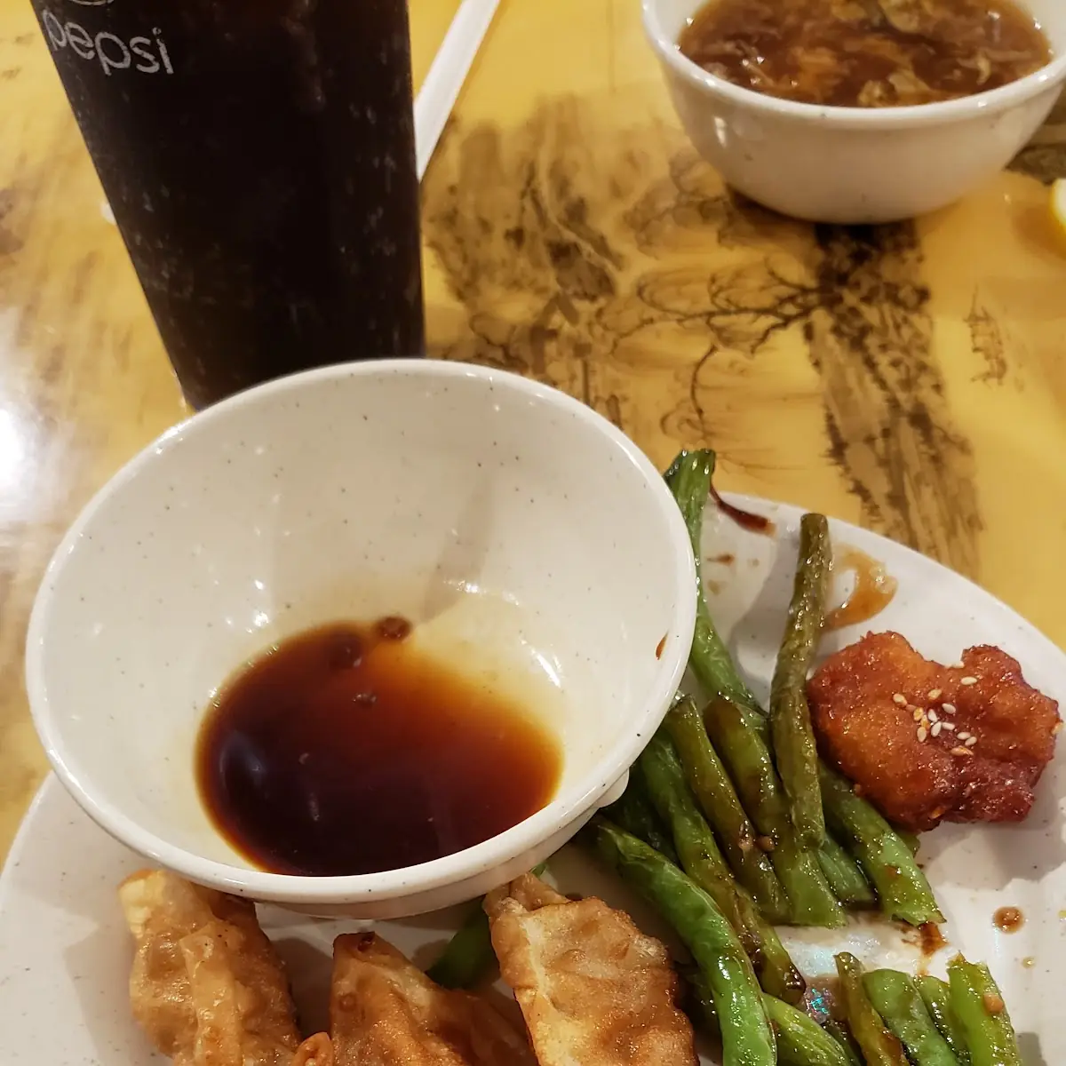 Pot Stickers Green Beans