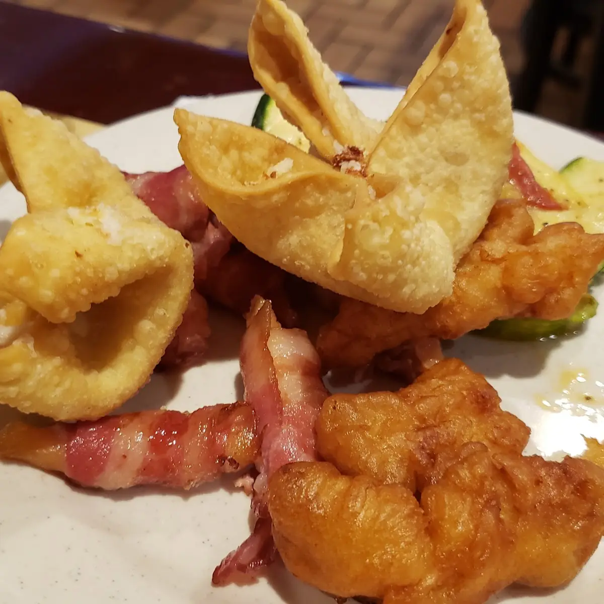 Wonton Chicken Bacon Wrapped Chicken