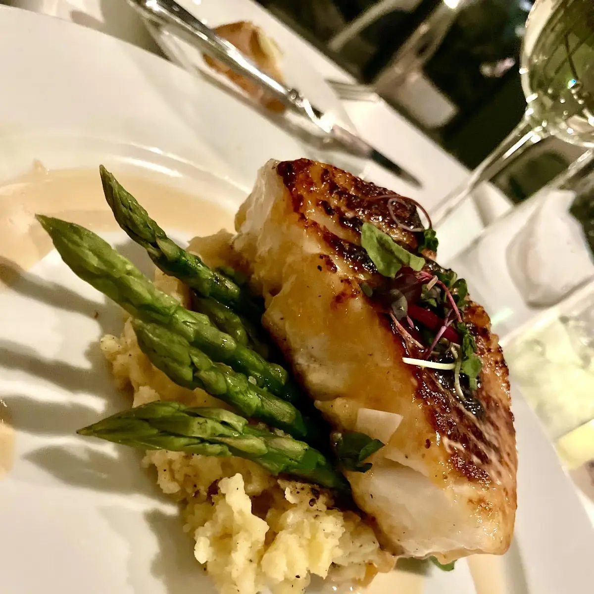 Mashed Potatoes Asparagus