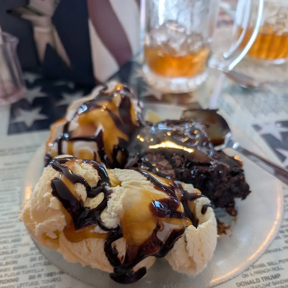 Turtle Brownie Sundae