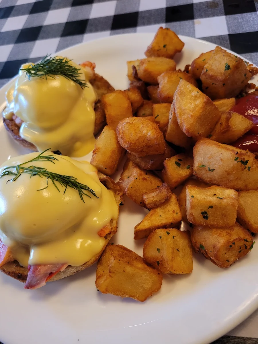 Canadian Back Bacon Eggs Benedict
