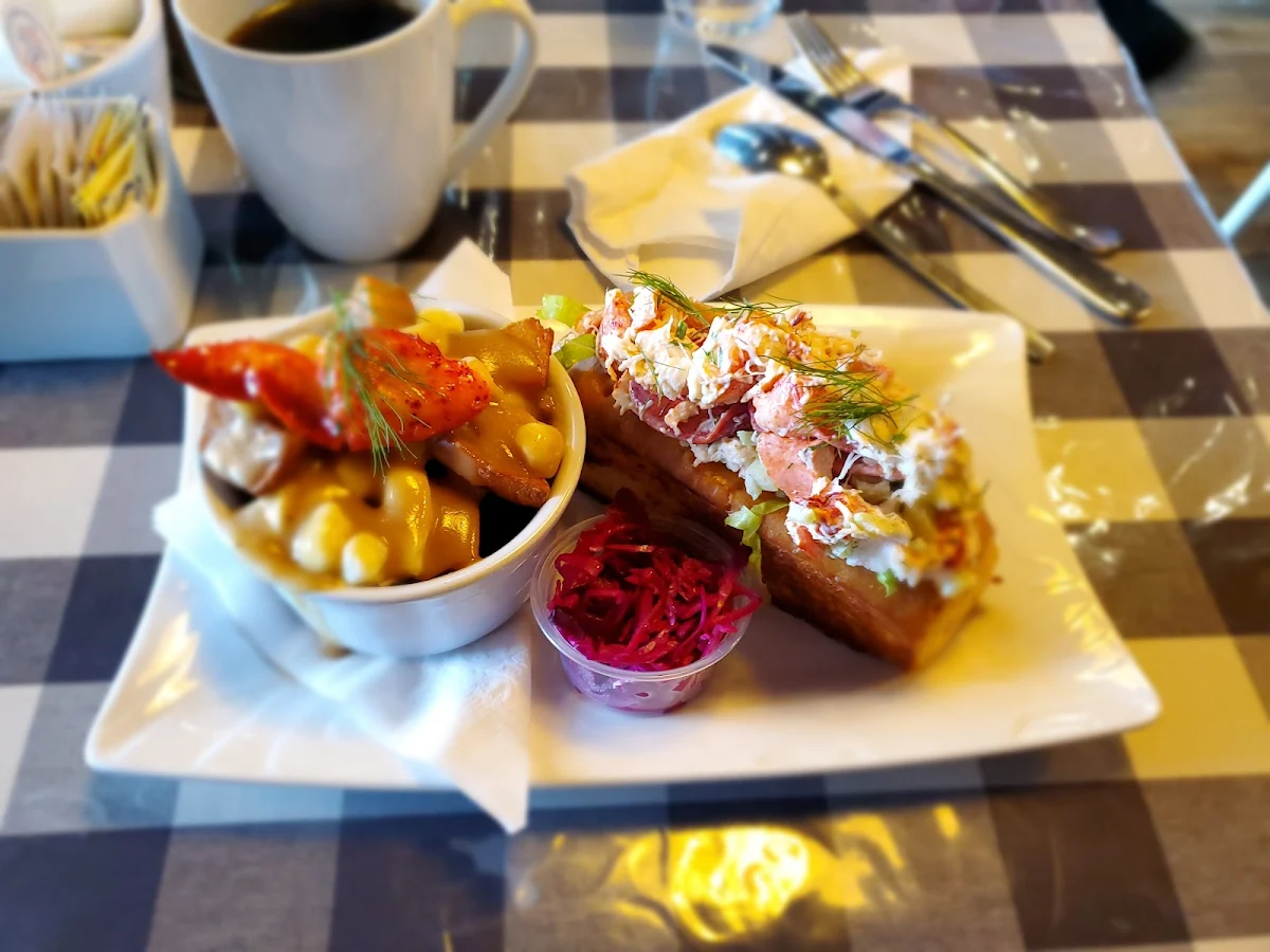 Lobster Roll and Lobster Poutine, Claudine's Eatery