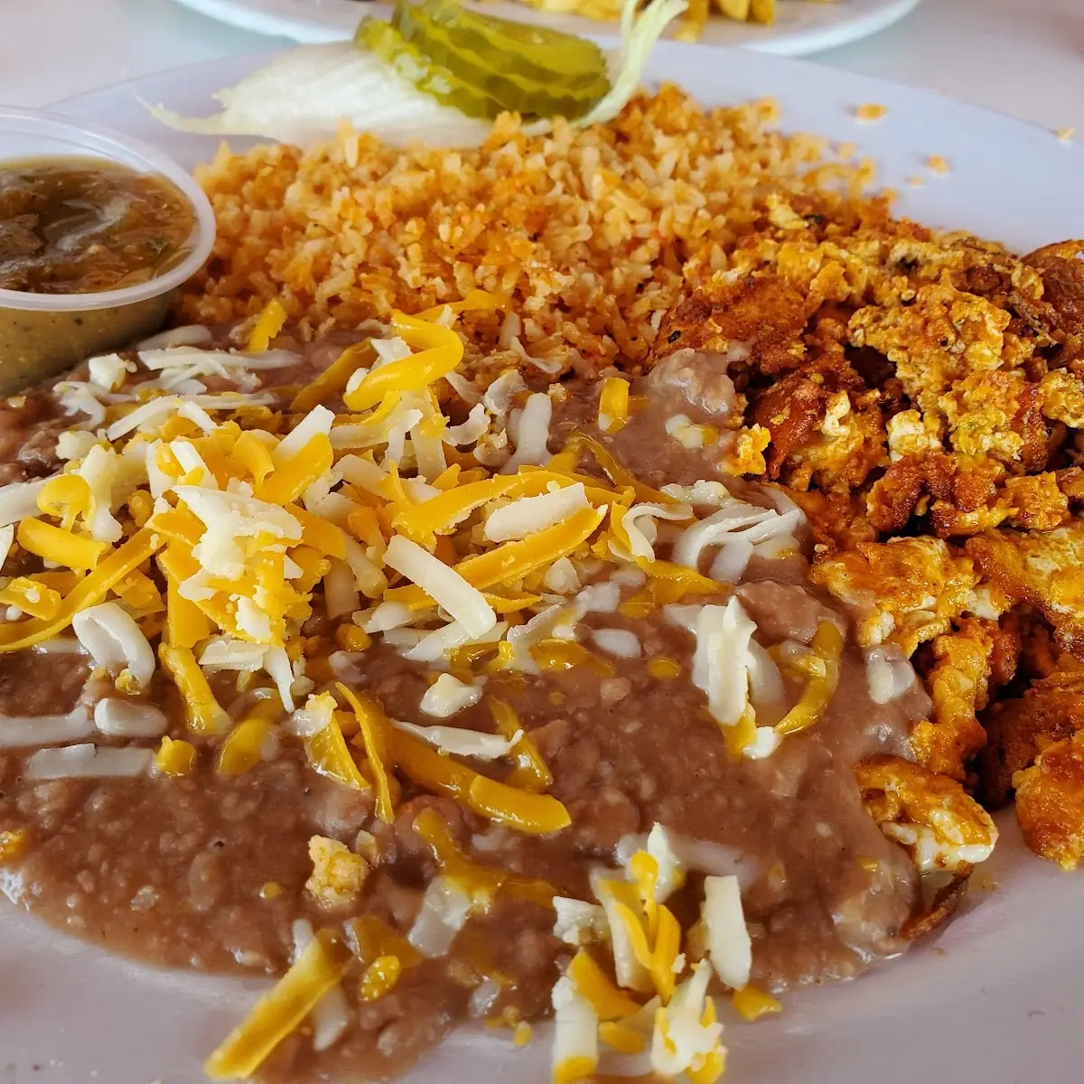 Refried Beans or Rice