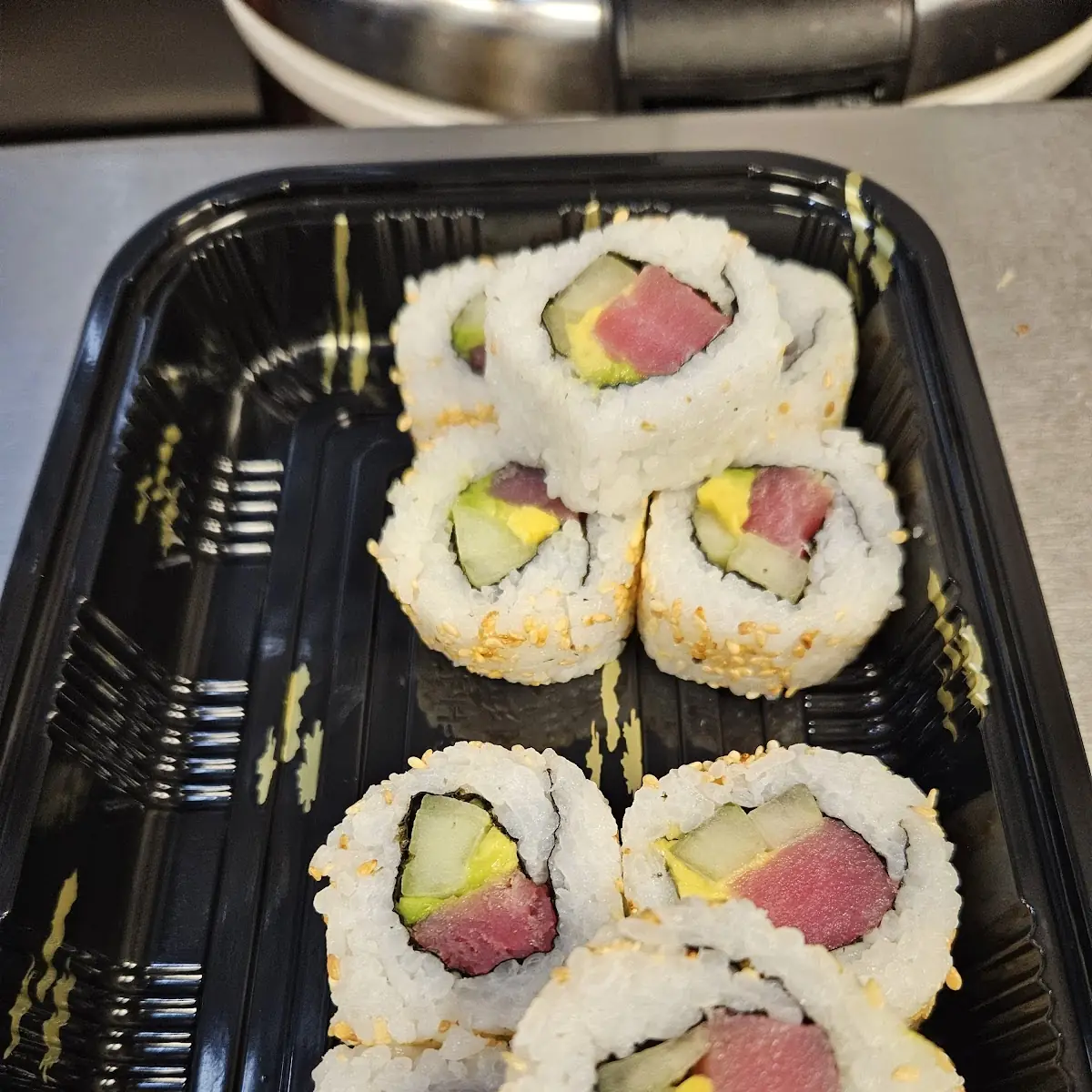 California Roll with Soda