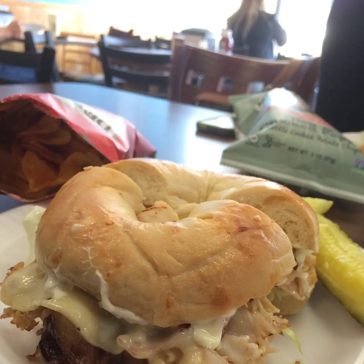 Jalapeño Cheddar Bagel