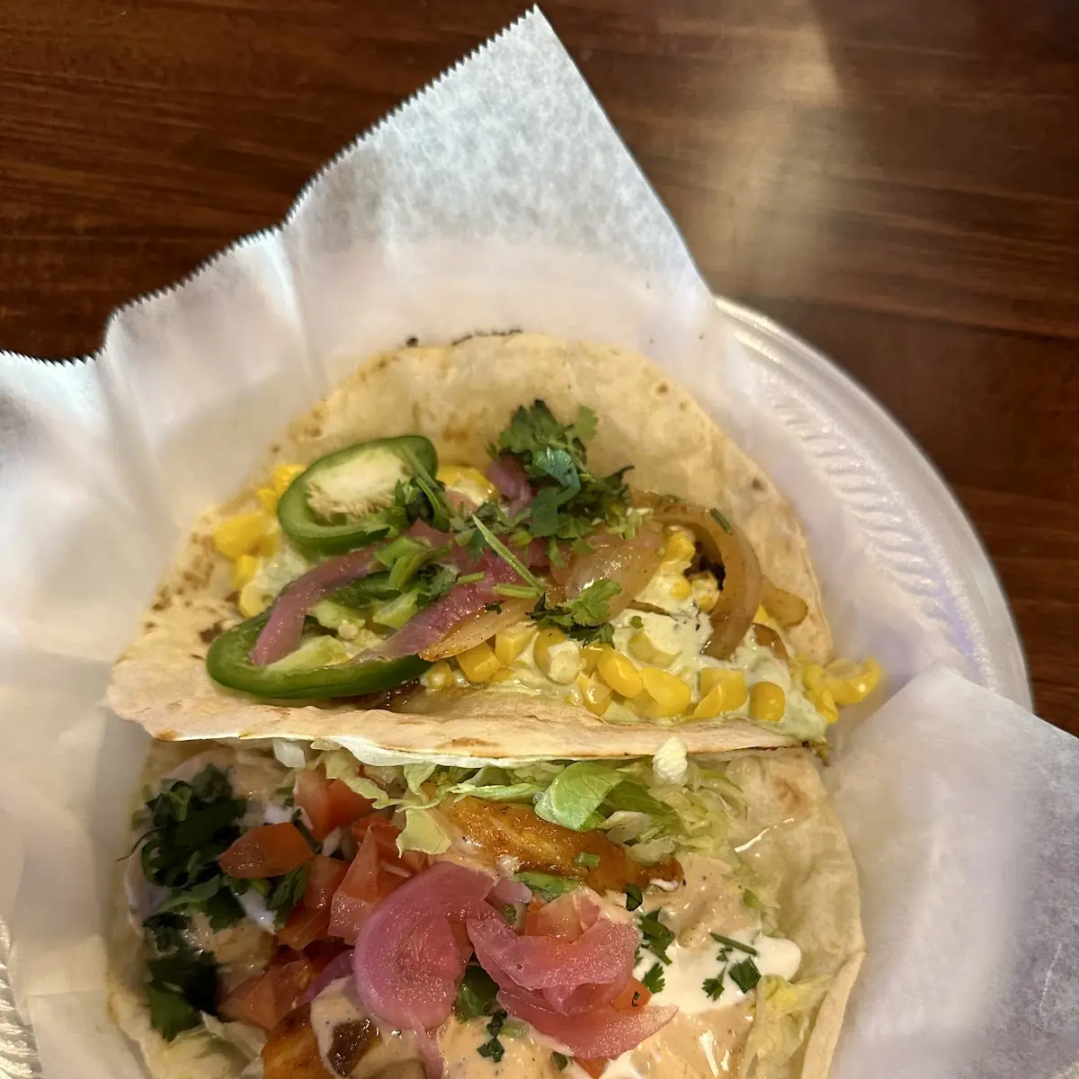Texan Taco and Shrimp Tacos