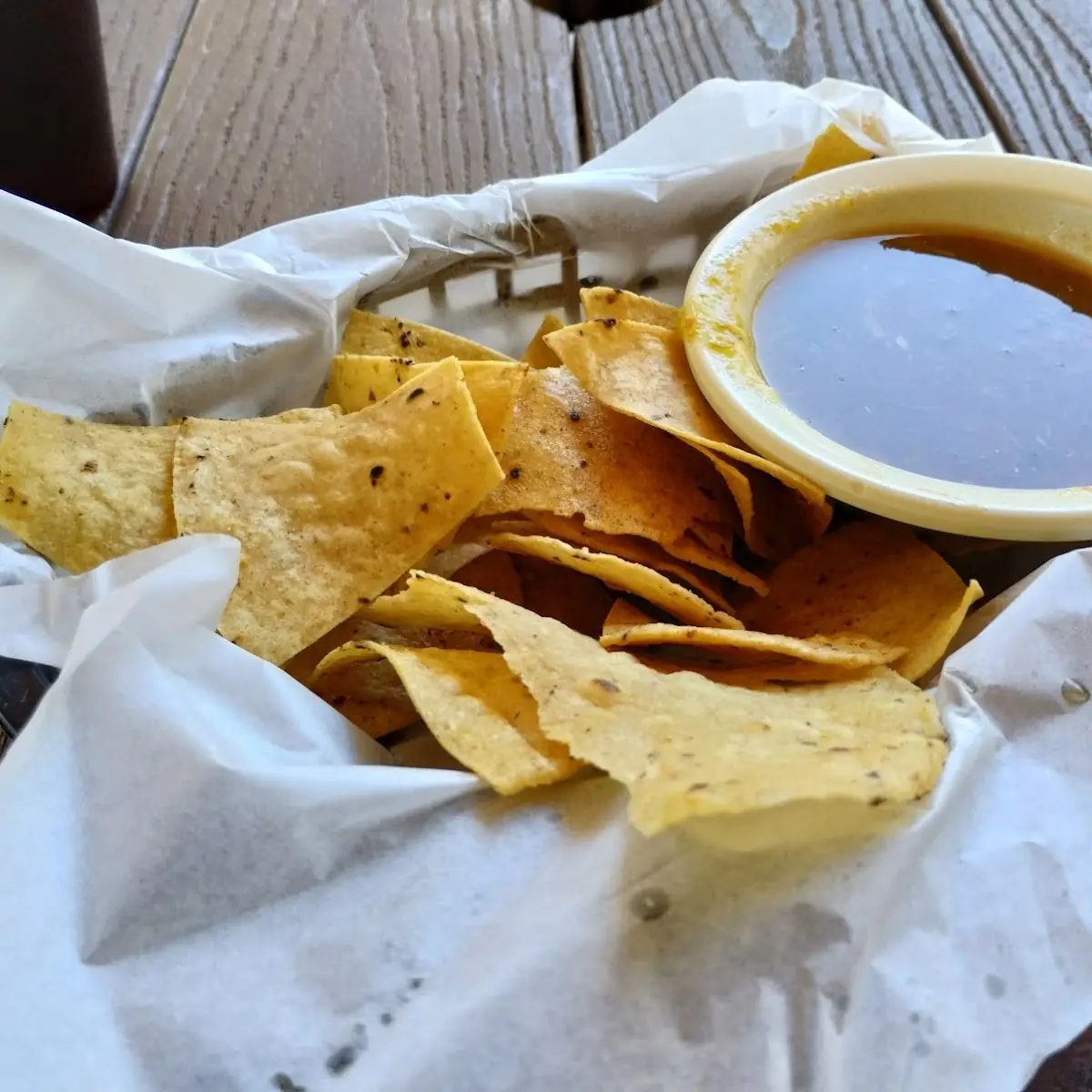 Chips and Salsa Verde