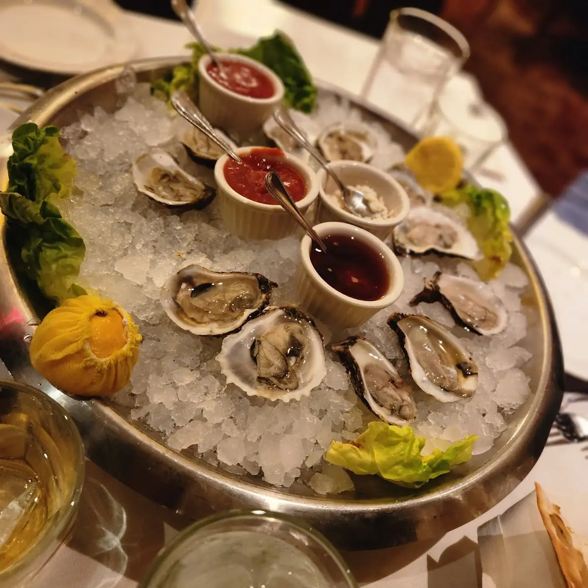 Fresh Oysters on the Half Shell