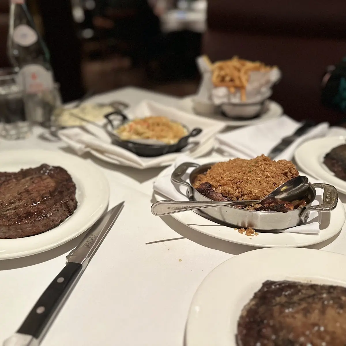 Seared Filet Mignon with Creamed Spinach
