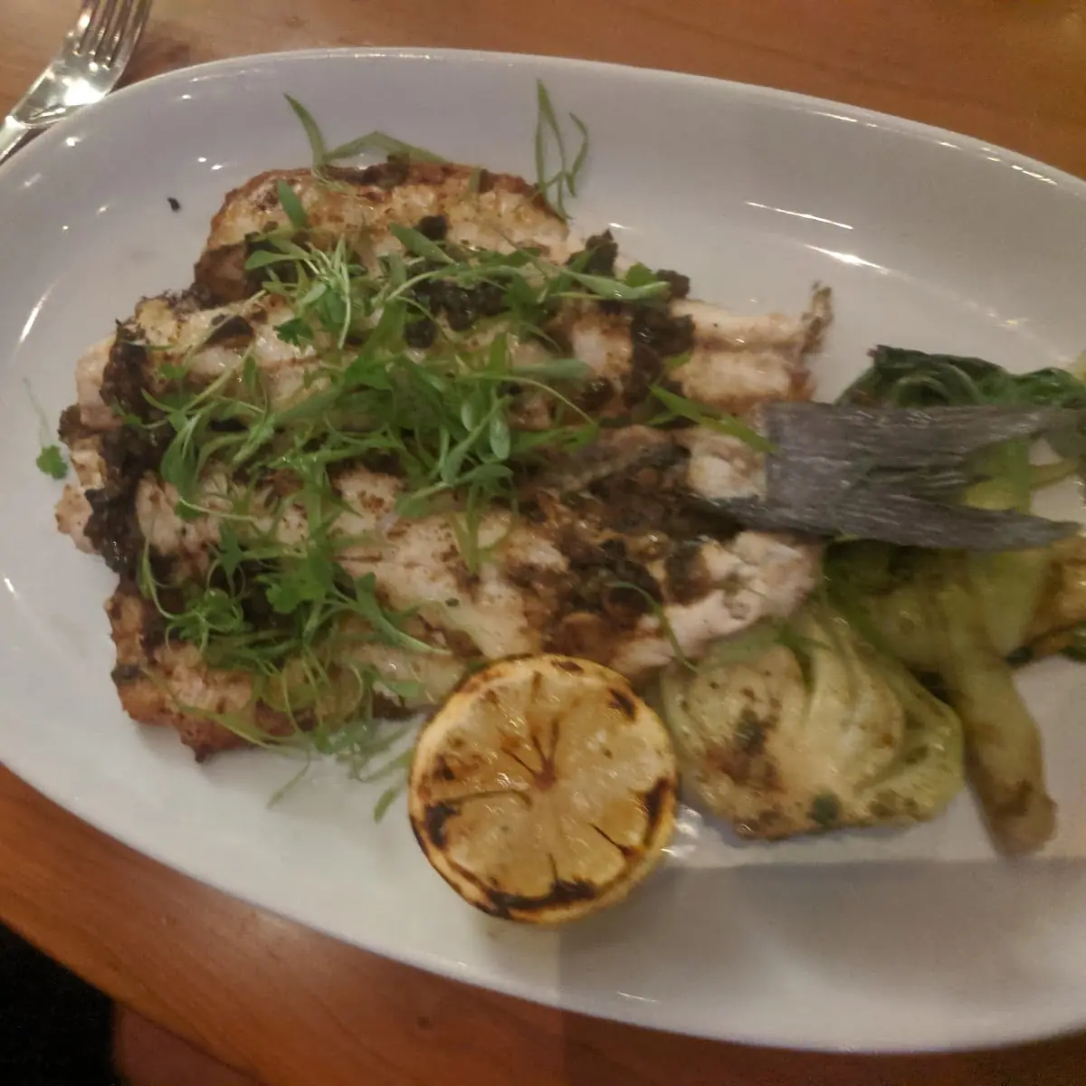 Ginger-Scallion Seabass