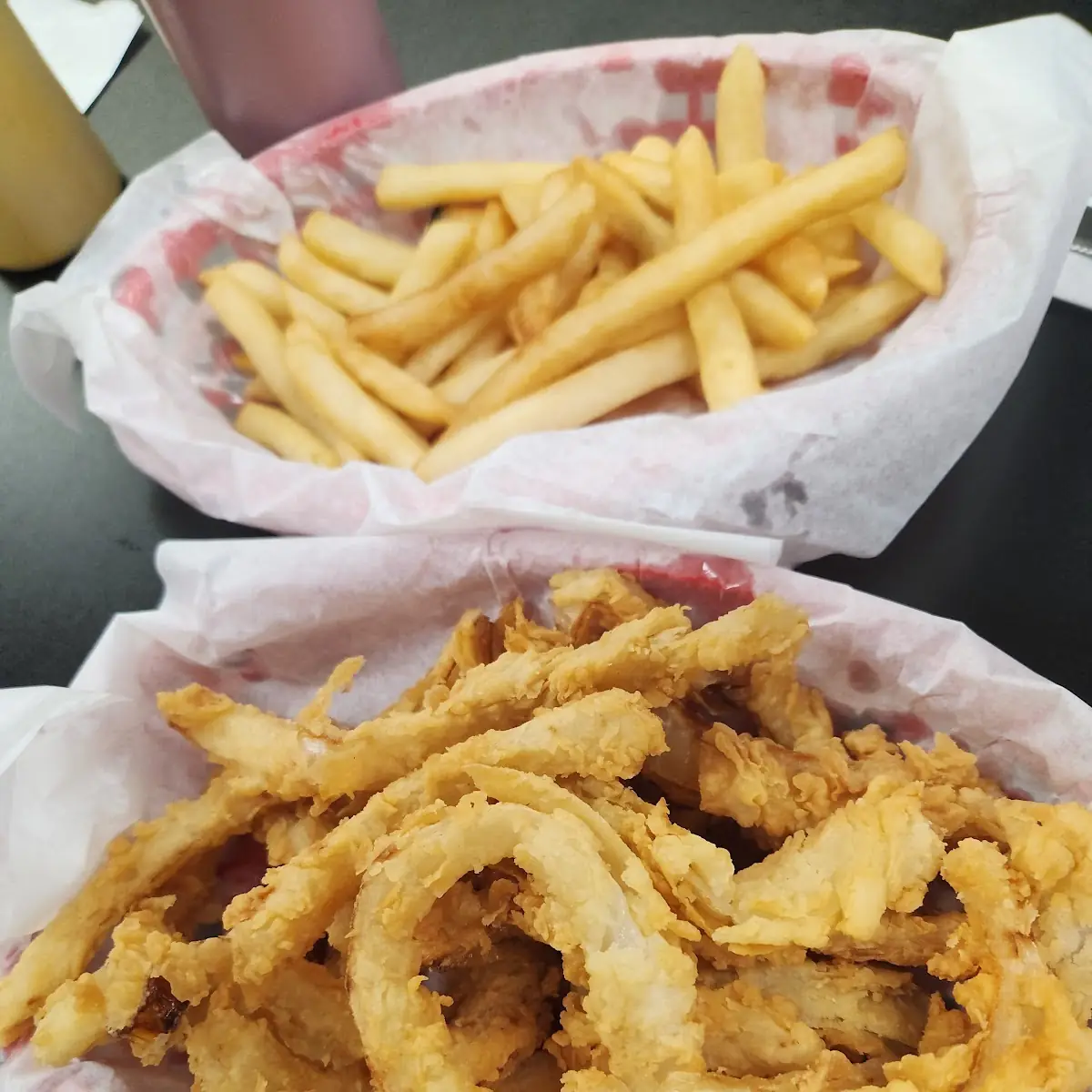 Onion Rings and Fries