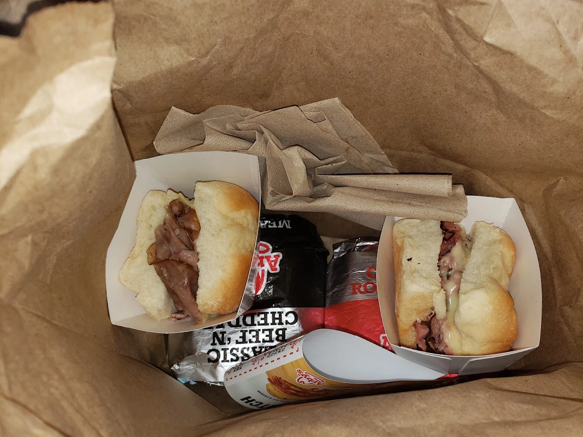 Chicken and Roast Beef Sliders, Arby's