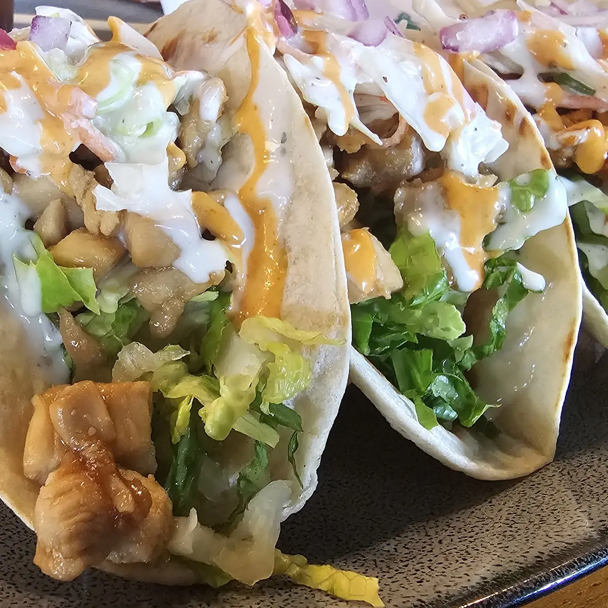 Korean Chicken Tacos